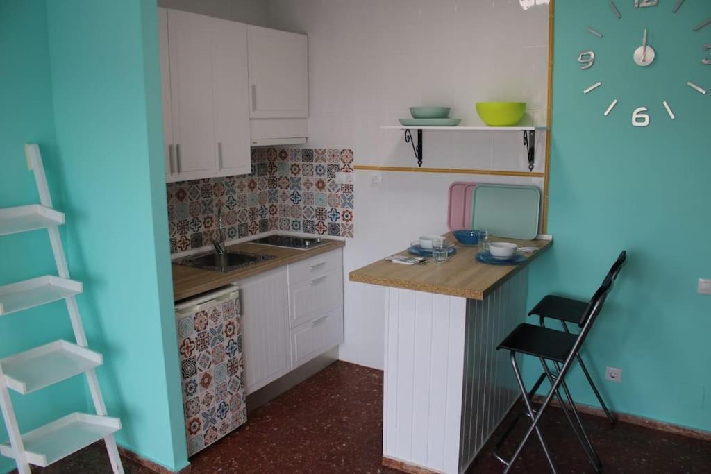 Apartamento Vista Al Mar Piscina Playa 3 Min 아구아둘세 외부 사진
