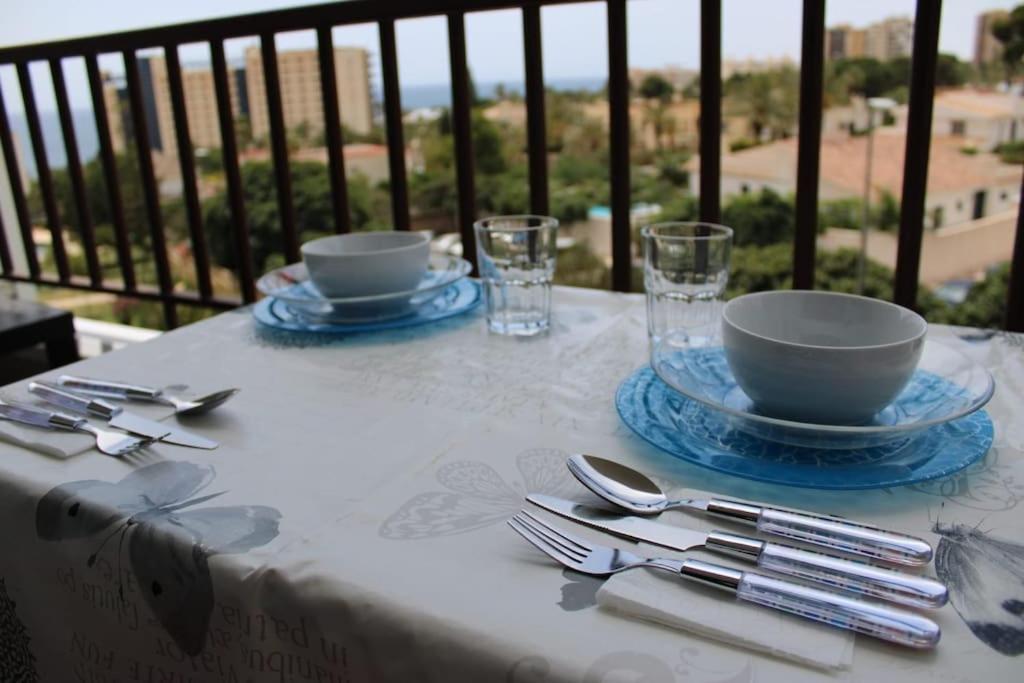 Apartamento Vista Al Mar Piscina Playa 3 Min 아구아둘세 외부 사진