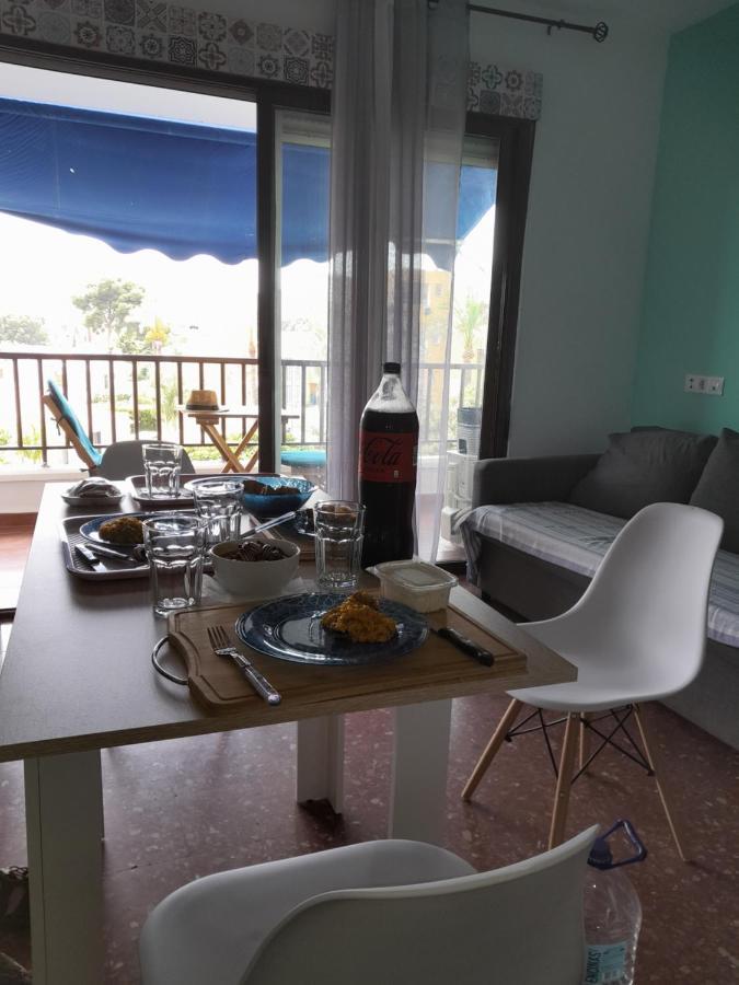 Apartamento Vista Al Mar Piscina Playa 3 Min 아구아둘세 외부 사진